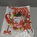 32PCS Christmas Garage Door Decorations Magnets - Merry Xmas Ball Holiday Refrigerator Fridge Kitchen Decor(Red, Green, Gold)