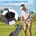Shopsource Golf Stand Bag with Cooler Pocket, Lightweight Par 3 Carry Bag