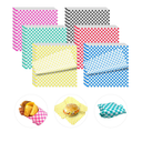 1200 Sheets Dry Waxed Deli Paper, 12x12 inch Checkered Food Basket Liners Deli Wrap Wax Paper Sheets for Wrapping Sandwiches Bread Burgers