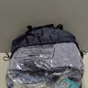 SoundAsleep Products Dream Series Luxury Air Mattress, ComfortCoil Technology, Built-in High Capacity Pump for Home, Camping- Double Height, Adjustable, Inflatable Blow Up, Portable (King Size) (Blue)