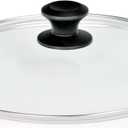 11 In Glass Lid for Frying Pan, Tempered Replacement Cover Compatible with All 11 Inches Cookware for Skillets, Round Cast Iron, Cast Aluminium, Stainless Steel Pans &Pots