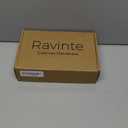 Ravinte 30 Pack 1-1/4 inch Matte Black Zinc Euro-Style Cabinet Knobs, Drawer Pulls & Door Handles