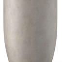 Kante 24 Inch Tall Round Concrete Planter, Large Indoor Outdoor Plant Pots with Drainage Hole and Rubber Plug, Modern Decorative Garden Pots for Home Patio Porch, Natural Concrete