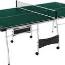 MD Sports Table Tennis Tables Multiple Styles Ping Pong Tables, Foldable for Easy Storage with Nets Included, Perfect for Family Game Rooms