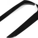 Rear Side Spoiler, 2pcs Glossy Black Car Rear Back Window Side Spoiler Maintenance Replacement for B8 Allroad Avant 29-216