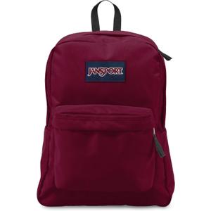 JanSport Super Break One Backpacks - Durable, Lightweight Bag with 1 Main Compartment, Front Utility Pocket with Built-in Organizer - Premium Backpack, Russet Red