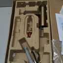 Moen Beric Bronzed Gold Modern One-Handle Single Hole Bathroom Faucet with Drain Assembly and Optional Deckplate for Your Bath Sink, 84774BZG