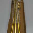 Curtain Rods for windows 32-48 inch, 5/8 inch Decorative Gold Splicing Heavy Duty Metal Curtain Rod set with Brackets