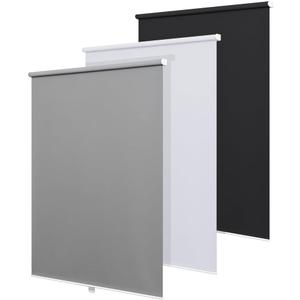 Blackout Roller Shades Blinds Cordless for Windows Without Tools and Drill, Thermal Insulated Free-Stop Blinds, UV Protection Fabric for Living Room, Easy to Install (23" W x 72" H, Grey)