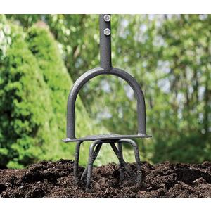 Jardineer Hand Tiller Cultivator, Twist Tiller Garden Claw Heavy Duty, Manual Soil Tiller for Flower Box and Raised Bed