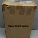 PXRACK Under Sink Organizer, Adjustable Height, 2 Tier Pull Out Under Cabinet Organizer, Slide Out Thickened Metal Under Sink Storage for Kitchen Bathroom Laundry Pantry Cabinet, Black, Large-2-Pack