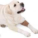 Dog Elbow Protector - Dog Sleeves for Wounds Front Legs, Keep the Elbow Wound Clean, with Inner Padding to Protect the Elbow Joint, Cone Collar Alternative to Stop Licking Wounds (Beige Brown,XL)