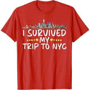 I Survived My Trip to NYC Funny New York Vacation Souvenir T-Shirt