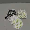 20 Pcs 4 x 4 Inches Reusable Trach Acc Tracheostomy Supplies Dressing Pads Absorbent Soft Tracheo Cover Drain Split Sponges for Wound Care(Dot Pattern)