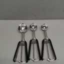 Cookie Scoop Set, Include 1 Tbsp/2 Tbsp/3 Tbsp, Cookie Scoops for Baking Set of 3, 18/8 Stainless Steel, Good Grip, Non-Slip, For Cookies Cupcake Muffin Ice Cream Waffle