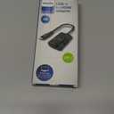 Philips USB C to HDMI Adapter, 4k 60 Hz USB Type C to HDMI Adapter for Monitor, MacBook Pro, MacBook Air, iPhone 16 Series, 15 Series, iPad Pro, Multiple Monitors Connector Cable, Black, SWU7114A/27