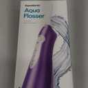 AquaSonic Water Flosser - Cordless Rechargeable Water Flossers for Teeth Cleaning - Waterproof Aqua Flosser, Portable Oral Irrigator for Dental Cleaning with 5 Jet Tips  Braces Home Travel (Satin Purple)