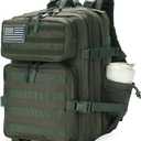 Lovelinks21 25L Military Tactical Backpack Small Assault Pack Molle Daypack for Men and Women for Work Travel Gym Outdoor Hiking Camping (Army Green)