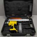 Electric Grease Gun for De/Walt 20V Max Battery (NO Battery) Kit with Bright LED Light,12Flexible Hose and 6'' Rigid Pipe,Carrying Case,10000 PSI High Pressure Cordless Grease Gun (Only Tool)