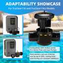 R0693900 Salt Cell Assembly Replacement for Jandy Pro Series TRUCLEAR11K & TRUCLEAR11KUTitanium Alloy Blades with Precious Metal Coating,Leak-Free Seal,High Performance for Pools Up to 35,000 Gallons