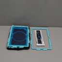 SEYMAC for Samsung Galaxy Tab A8 Case 10.5 (SM-X200/ X205/ X207), Heavy Duty Full-Body Shockproof Protective Case with Screen Protector, Rotating Stand, Hand/Shoulder Strap and Pen Holder, Sky Blue (Light Blue/ Black)