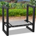 Garden Kneeler and Seat, Foldable Garden Stool 400lbs Heavy Duty Garden Tools Protects Knees and Back, Women and Men Seniors Gardener,Large 19.7"x10"x18.5"