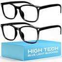 livho High Tech Blue Light Glasses - Advanced 99% Blue Light Blocking Computer Glasses - Anti Eyestrain & UV Glare Protection