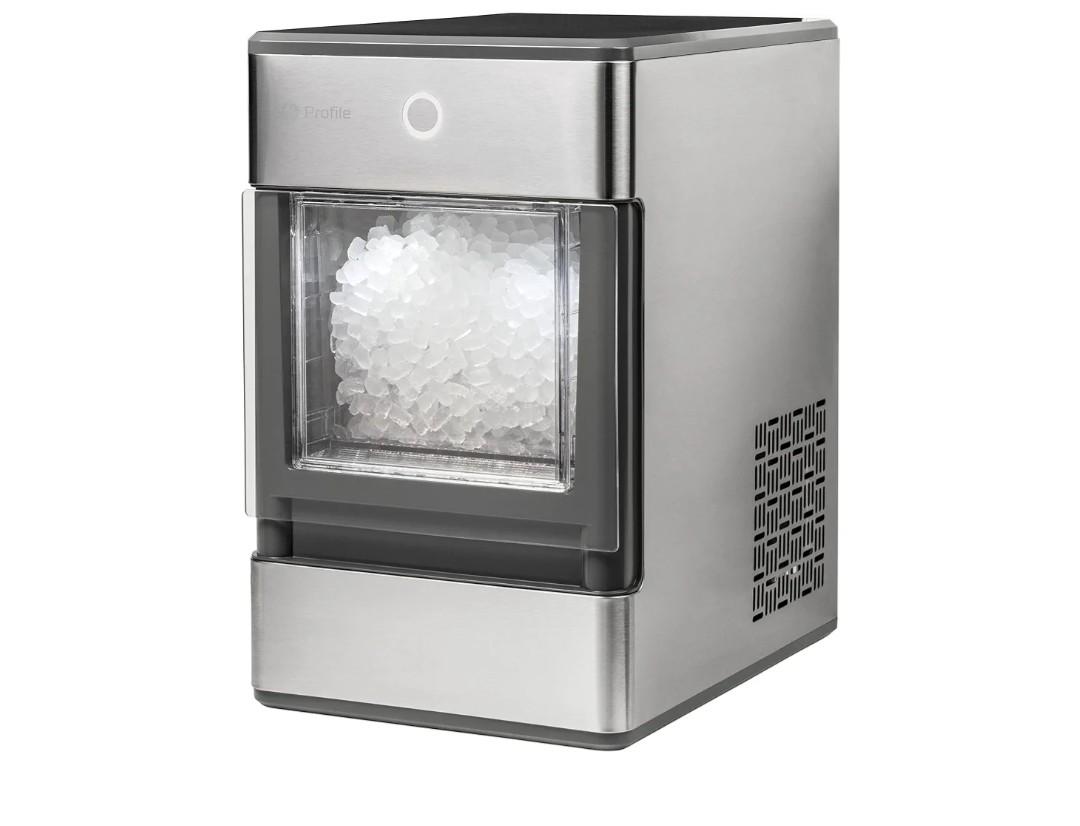 GE Profile Opal | Countertop Nugget Ice Maker | Portable Ice Machine Makes up to 24 lbs. of Ice Per Day | Stainless Steel Finish