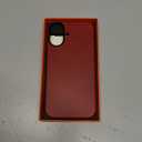SHIELDON Genuine Leather Case for iPhone 17 6.3" 2025, Compatible with Magsafe, Camera Button Updated, Magnetic Wireless Charging, Slim Fit, Non-Slip, Shockproof Protective Phone Cover - Retro Red