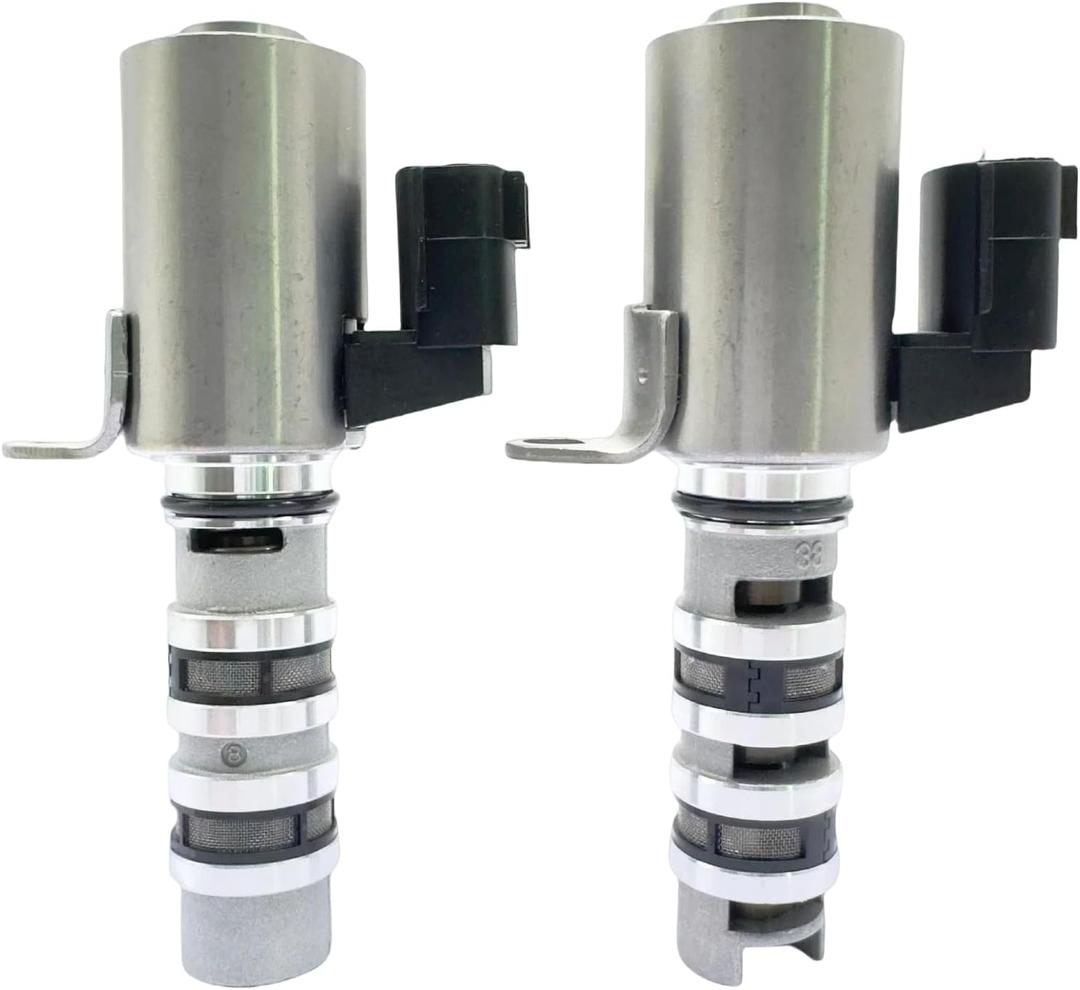 Engine Variable Valve Timing Solenoid VVT Intake Exhaust Compatible with 07-13 ALTIMA 09-14 MAXIMA 09-14 MURANO 13-14 PATHFINDER 11-14 QUEST 14 QX60 3.5L 23796-AU000 23796-JA10B