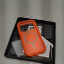 i-Blason for iPhone 17 Pro Case MagSafe with Stand [9H+ Tempered Glass Screen Protector] [Military-Grade Protection] [Camera Control Button] Full-Body Heavy Duty Magnetic Phone Case 6.3'', Coral