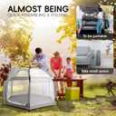 Palopalo Pop Up Baby Beach Tent - UPF50+ Sun Protection Canopy & Mosquito Net, 150D Oxford Ripstop Fabric, Instant Setup Portable Playpen for Indoor & Outdoor Play, Lightweight Pack and Play Yard