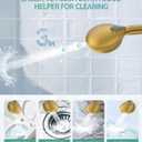 SR SUN RISE Filtered Shower Head with Handheld High Pressure 9 Spray Mode Showerhead Detachable Shower Head Water Softener Filters Beads for Hard Water Remove Chlorine 4 Filters Brushed Gold