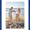 DecorUhome A3 Picture Frame, Display Pictures 8.3x11.7 with Mat or 11.7x16.5 without Mat, Wall Mounting Photo Frame, Royal Blue, 1 Pack