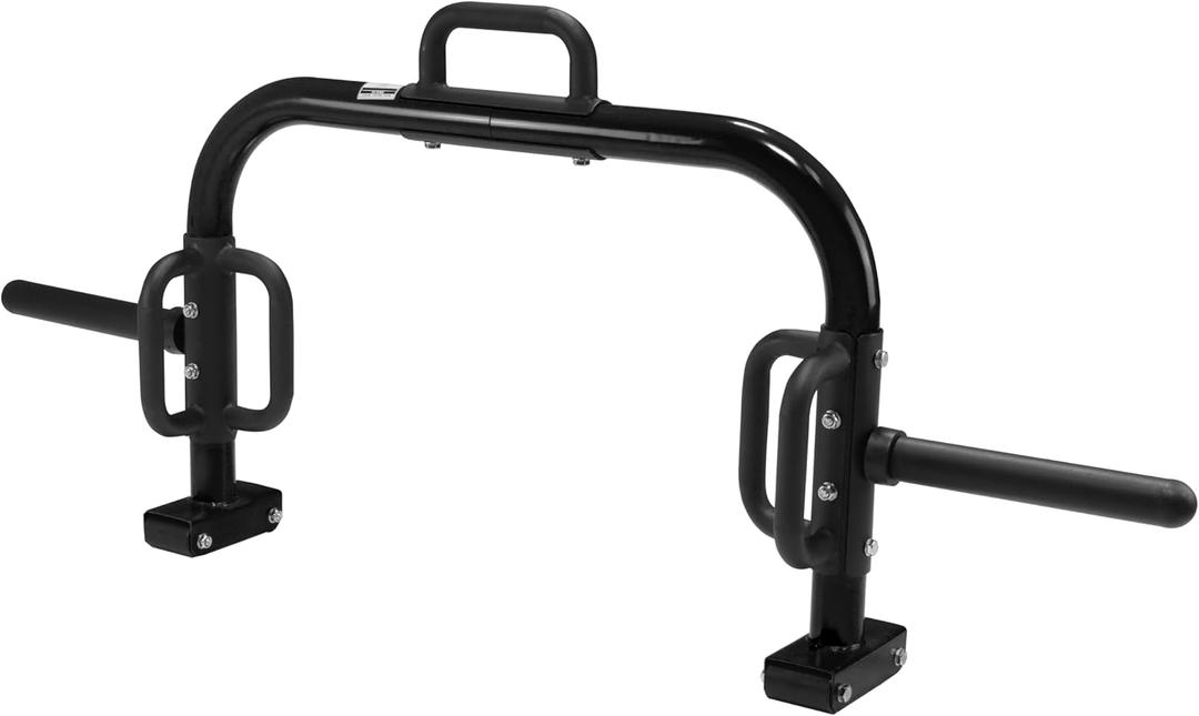 CAP Barbell Deluxe Open Trap Bar - Hex & Shrug Bar for Olympic & Standard Plates (Black)