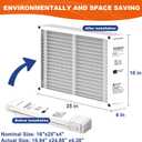 Honeywell 16x25x4 in. HVAC Furnace Replacement Air Filter FC100A1029