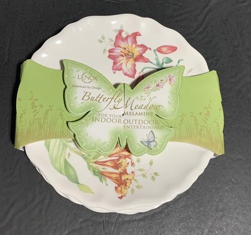 Lenox BUTTERFLY MEADOW MELAMINE ACCENT PLATES New Springtime(Set of Four)