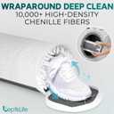 2 Pack Shoe Washing Machine Bag – Reusable Chenille Laundry Shoe Bag for Washing Machine/Dryer with Adjustable Shoe Trees, Deep Clean Protection for Sneakers, Tennis Shoes, Men & Women