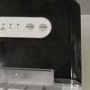 Totnz Nugget Ice Maker Countertop, 44lbs per Day with Self-Cleaning FunctionTimer Pebble Ice Maker with Soft Chewable Ice for Home Kitchen Office Bar Party,Stainless Steel