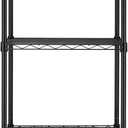 Finnhomy Heavy Duty 5 Tier Wire Shelving Unit, 18x18x59-inches 5 Shelves Storage Rack, Metal Shelving with Thicken Steel Tube, NSF Certified, Black