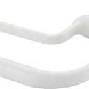 Matte White Double Curtain Rods for Windows 84-134 Inches,1 Inch Adjustable Double Wrap Around Blackout Curtain Rod with Aluminum Finials and Brackets