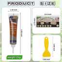 2 x Wood Furniture Repair Kit, 24 Colors Wood Filler & Scratch Remover for Scratches, Cracks, Dings on Tables, Cabinets, Hardwood Floors(Gray Series)