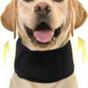 Advanced Dog Neck Brace with Reinforced Sides for Enhanced Support, Adjustable Recovery Collar for Dogs and Cats, Breathable and Comfortable Cone Alternative, Ideal for Post-Surgery Protection (XL, black)