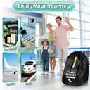 Guiseapue Car Seat Travel Bag for Airplane: Car Seat Bags for Air Travel Fit All Car Seats, Infant Carriers & Booster Seats, Carseat Cover Fit Doona Graco Evenflo, First Mothers Day Gifts for New Mom