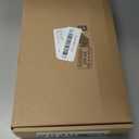 24 Set Mini White Christmas Stockings Set with Silver Sequin Snowflake 6 Inch Faux Fur Xmas Hanging Stocking Bulk Small Plush Xmas Stocking with Christmas Kraft Gift Tags