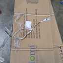 Ritsu Outdoor Storage Shed, Outdoor Garden Shed for Bike, Trash Can, Machine, Galvanized Steel, Outdoor Shed with Lockable Door for Backyard, Patio, Lawn (6.5x4.2ft, Black)