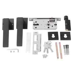 Black Door Handle, Smooth Opening, Door Locks for Bedrooms, Ultra Quiet Spli Door Handle Lock, Comfortable and aesthetically, for Homes, Offices, or Commercial Spaces Black Door Handle, Smooth Opening, Door Locks for Bedrooms, Ultra Quiet Spli Door Handle Lock, Comfortable and aesthetically, for Homes, Offices, or Commercial Spaces