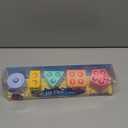 Tub Works Splash, Stack & Sort Shape Sorter & Stacking Toddler Bath Toy | 20 Foam Pieces | Color Sorting & Shape Stacking Kids Bath Toys | Floats & Sticks to Tub Walls | Early Learning Bathtub Toys