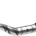 FIFTY-FIFTY Mountain Bike Riser Handlebar, Aluminum Alloy Bicycle Riser Handlebar, 35mm Diameter, 800mm Wide MTB Bar (Silver, 38mm Rise)