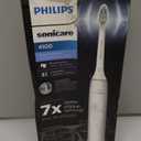 Philips Sonicare 4100 Rechargeable Electric Toothbrush, Advanced Plaque Removal, Pressure Sensor, Includes Brush Head Case, White BD5002AZ